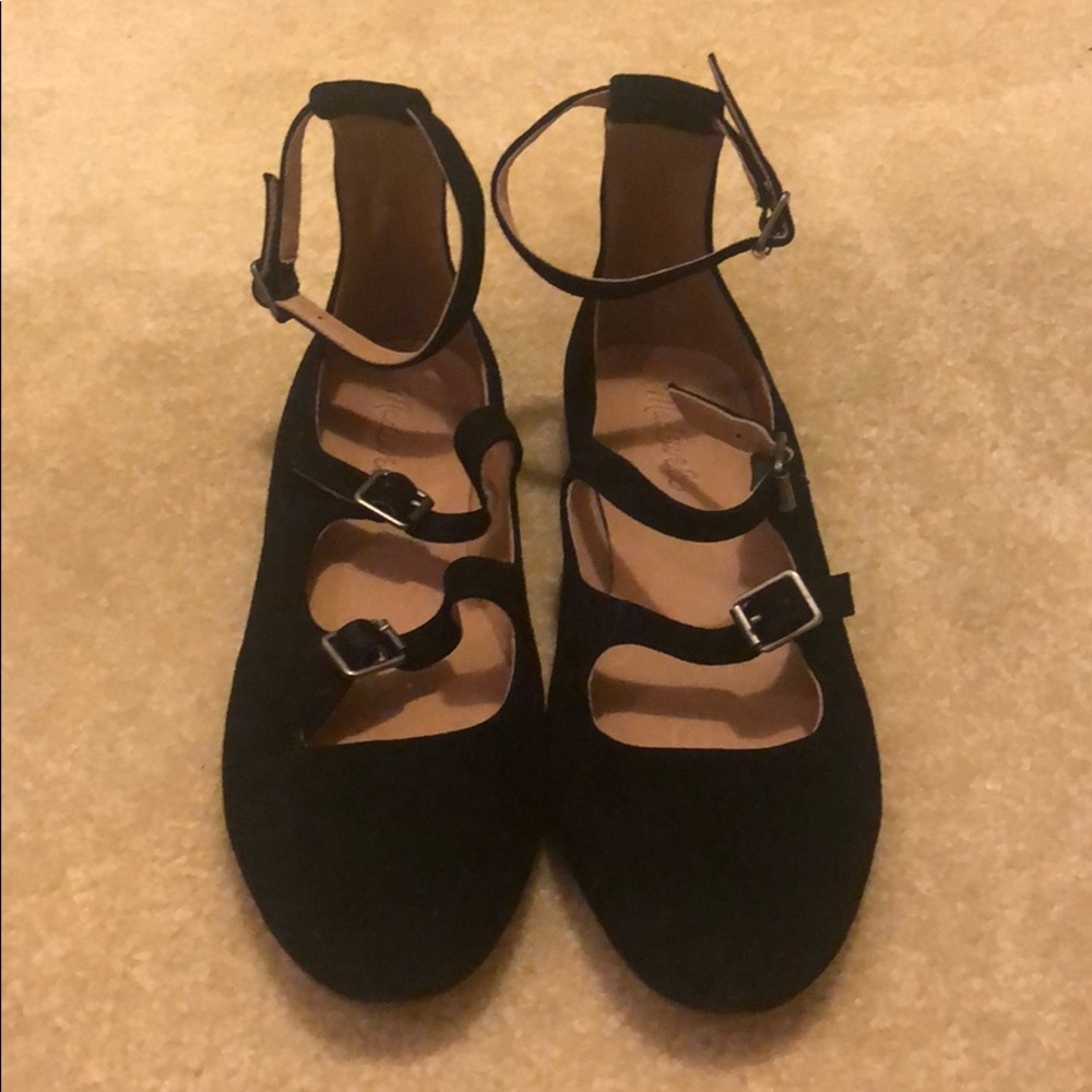Madewell strap ballet flats